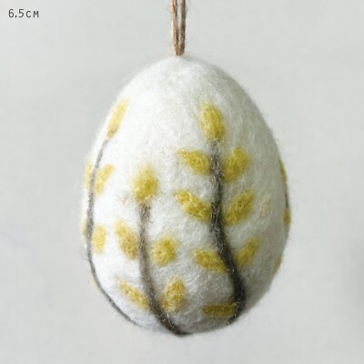 East of India Floral Filted Egg