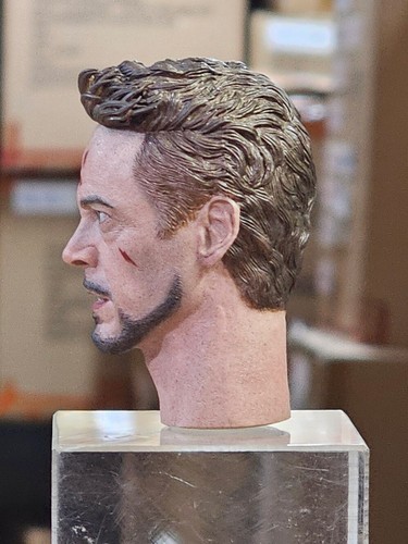 Maxnut M001 1/6 Robert Tony Male Headsculpture - Picture 4 of 13