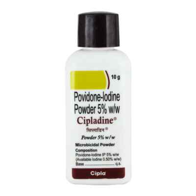 Pack of 6 X Cipla Cipladine Powder 10gm for Skin Infections