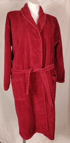 Polo Ralph Lauren Red Robe Bathrobe Large Pony One Size - Amazing Vintage! - Picture 2 of 24