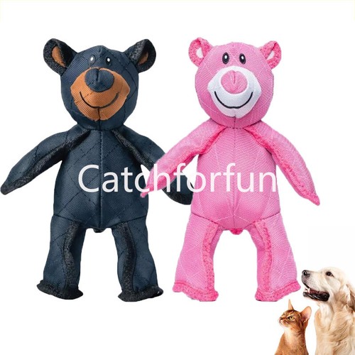 2Pcs Unbreaka-Bear Mighty Bear Pet Toy Indestructible Tough Dog Toy Squeaky 30cm - Picture 26 of 26