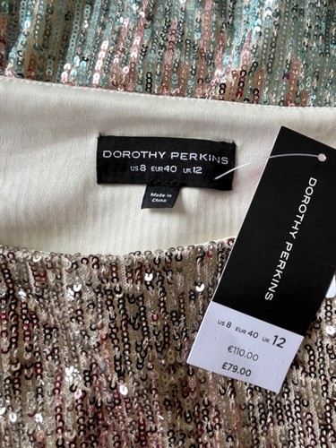 Dorothy Perkins Ombre Sequin Midi Dress. Brand new with tags. Size UK12/L - Picture 5 of 5