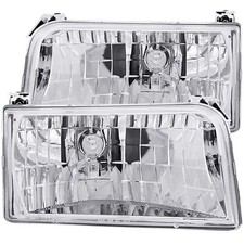 ANZO Crystal Headlights Chrome for Ford F-150 | 111247