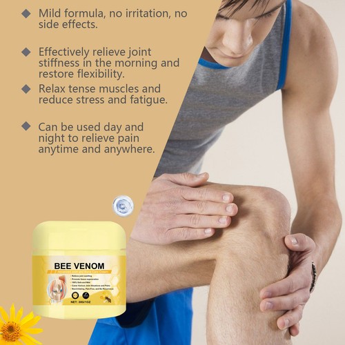 30G Bee Venom Joint Relief Gel,Bee Venom Joint Repair Cream Bee Ointment 2024 - Picture 3 of 12