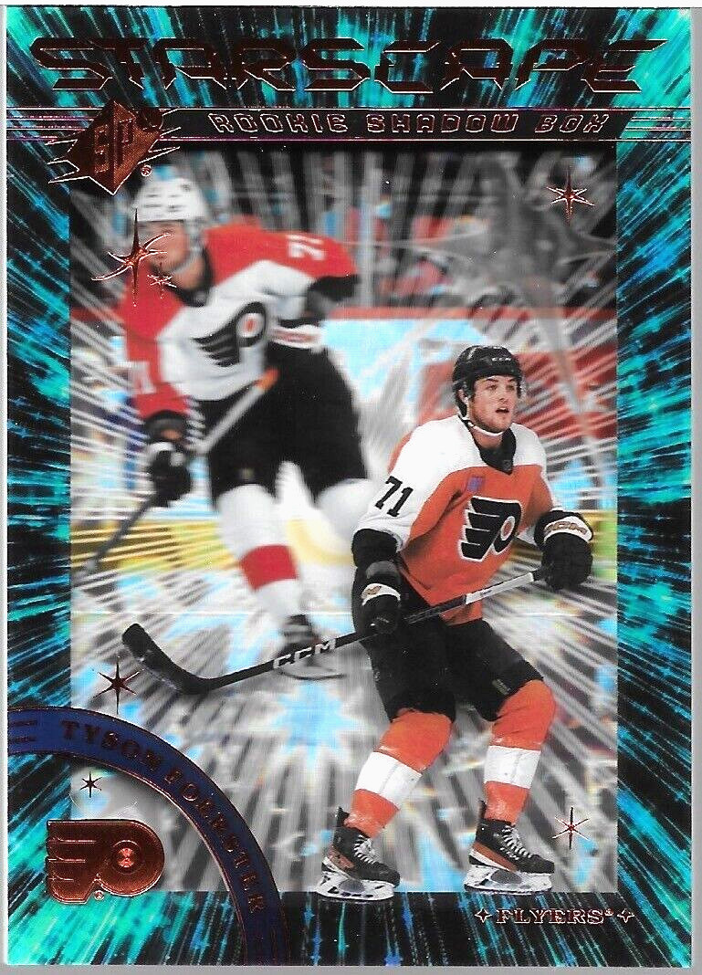 2023-24 Tyson Foerster SPx Starscape Rookie Shadow Box RC #SS-27