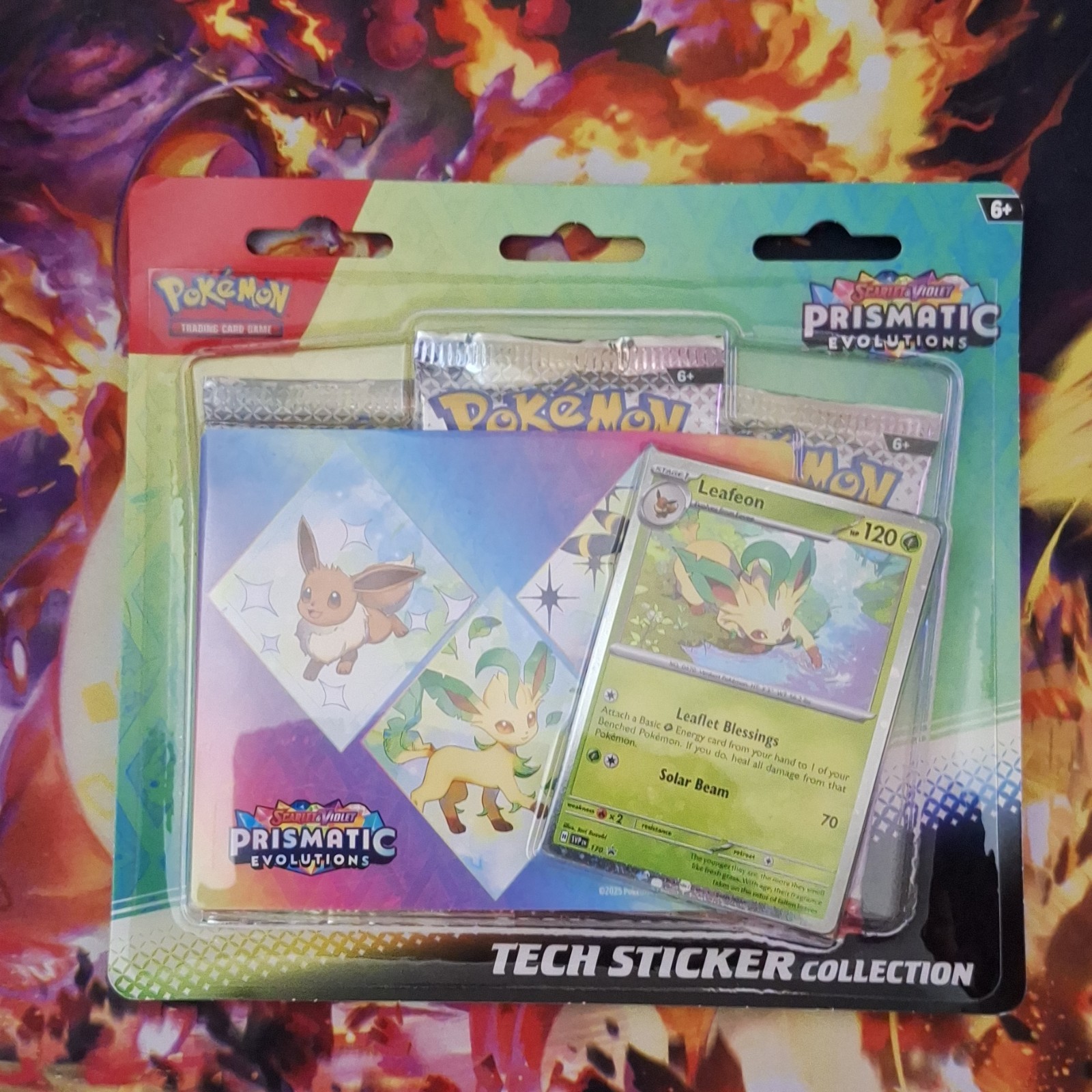 Pokémon Prismatic Evolutions Tech Sticker Collection 