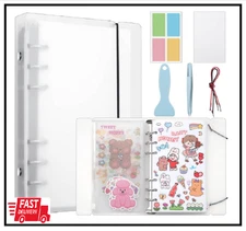 Reusable Sticker Book 100 Sheets Sticker Collecting Book with Pockets Stick