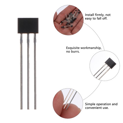 Detector magnético lineal con sensor de efecto Hall de aleación A3144E OH3144E-NP 25 un. - Imagen 9 de 12