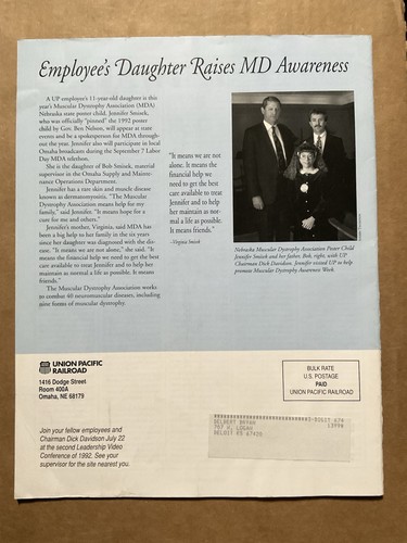 INFO Magazine Union Pacific Railroad 1992 May/June Employee - Picture 2 of 2