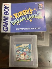 Nintendo Gameboy Kirby’s Dream Land 2 Manual Game Great Condition
