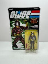 SUPER7 G.I JOE COBRA O-RING STYLE COBRA COMMANDER PYTHON PATROL REACTION FIGURE