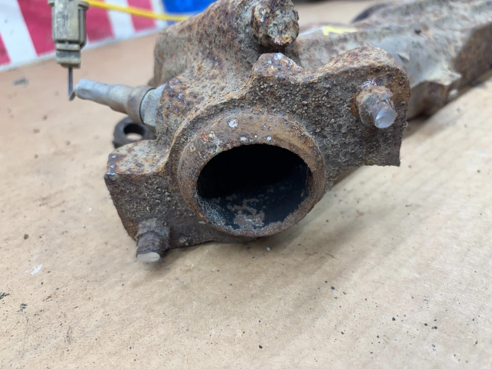 Ford F150 1987 1992 5,0 L 302 5,0 pasajeros colector de escape usado fabricante de equipos originales 1991 1990 8 Foto 3 de 4