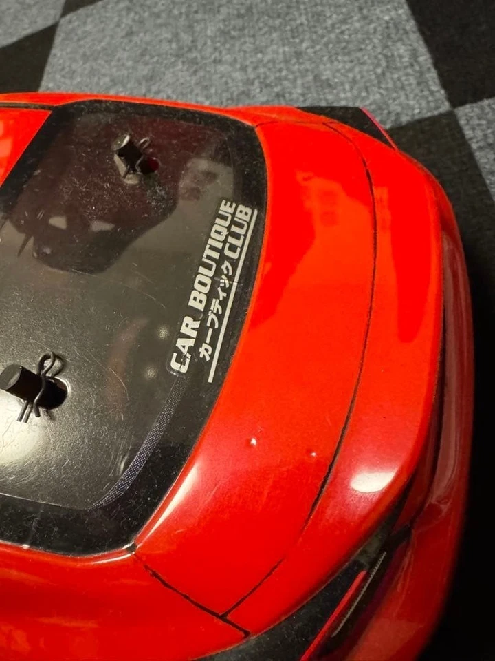 Tamiya Toyota GR86 Custom RC Car Scala 1/10 Carrozzeria Rossa Aero Parts... - Immagine 3 di 4