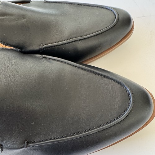 Mocasines Aerosoles Everest para mujer talla 10 zapatos de imitación de cuero negro punta puntiaguda - Imagen 4 de 13