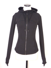 Lululemon Women's Hooded Define Jacket Nulu Black Size 8