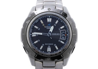 CASIO Oceanus OCW-P100 Titanium Black Radio Solar Multi-Band 6 Men's Japan