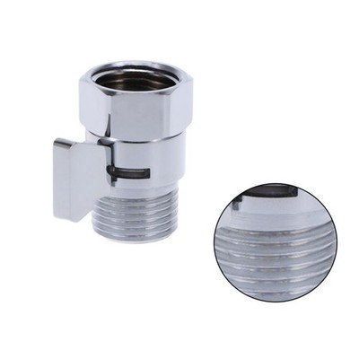  Duschkopf Absperrventil T-Adapter Handbrausekopf Shunt Ventil Bad Dusche Arm