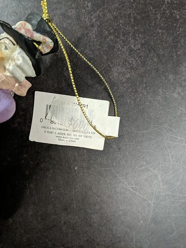 Kurt Adler Drosselmeyer Nussknacker Ornament Weihnachten Ballett Glitzer Neu - Bild 9 von 22