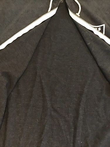 NFL RAIDERS Hoodie Jacket Black Gray Zip Up Women’s Medium NEW ERA TEAM APPAREL - Picture 10 of 10