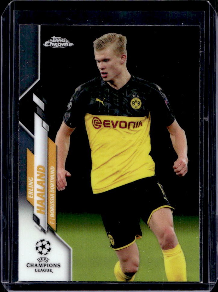 2019 Topps Chrome UEFA Erling Haaland Rookie RC #74