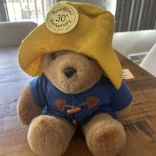 Vintage 1988 30th Anniversary Paddington Bear Plush Eden Toys With Tag 17