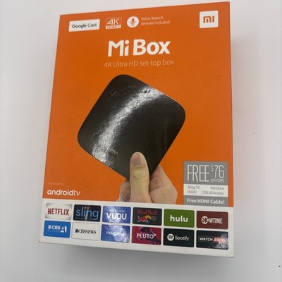 Xiaomi Mi Box S MDZ-22-AB Android TV 4K HDR Remote Streaming Media Player