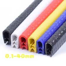 Car Door Edge Protector U-Shape Rubber Guard Seal Trim Edge Strip Clamp 0.1-40mm