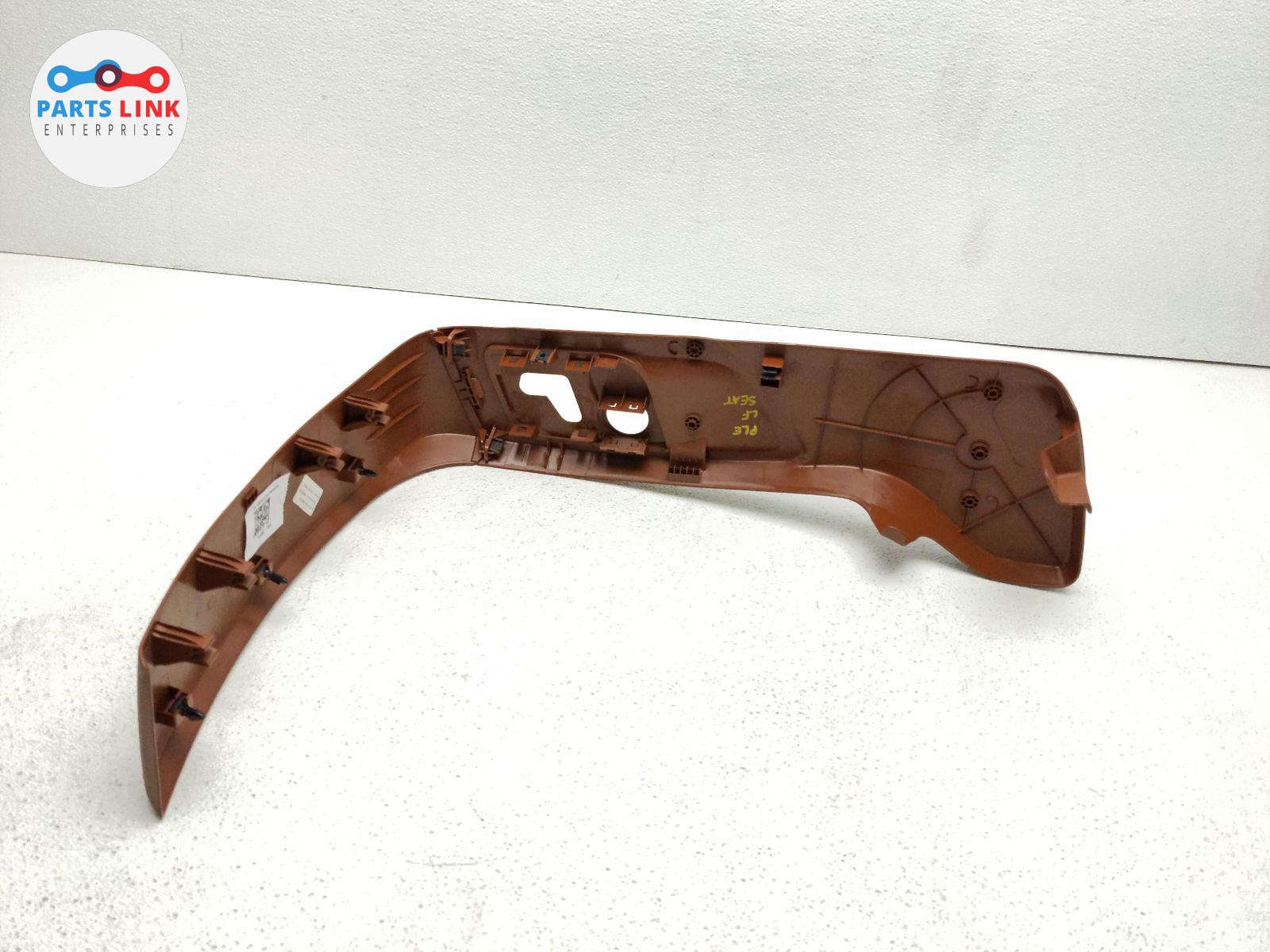 2017-20 MASERATI LEVANTE FRONT LEFT SEAT TRIM SWITCH BEZEL SIDE COVER TAN M161