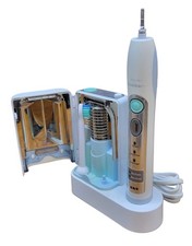 Set Of Philips Sonicare FlexCare Rechargeable Electric Toothbrush  UV Sanitizer