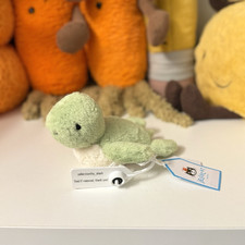 Jellycat Fluffy Turtle (Tiny 3") Brand New w Tags - 100% Authentic - Fast Ship