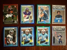 NFL 2025 Panini Optic And Mosaic 8 Rookie Insert Card Lot 