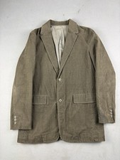 J Crew Blazer Jacket Sport Coat Men  s Size Medium Green Corduroy