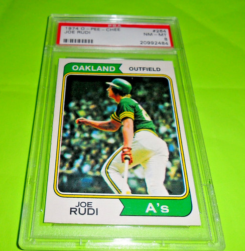 Joe Rudi #264 1974 O Pee Chee card