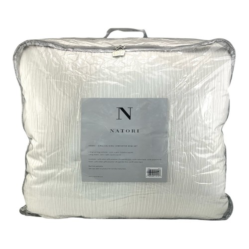 Natori Home Hanae KING Comforter & Shams Set Off White - $280 - Picture 5 of 6