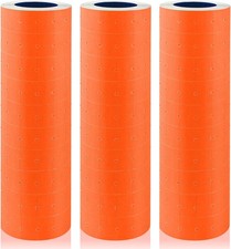 30 Rolls 15000 Price Gun Labels for Mx-5500 White Price Marker Stickers, Super S