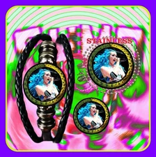 SUMO CYCO 🍁 PSYCHO MENTAL PUNK SET🇬🇧BRACELET ➕LEATHER➕PIN🇨🇦