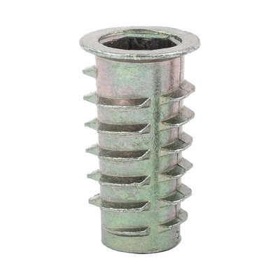 - 951618-25 Threaded Insert, Zinc, Hex-Flanged, 5/16''-18 Internal Threads, 25...