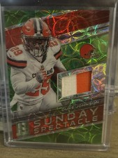 2018 Panini Spectra Sunday Spectacle Jerseys Neon Green #11 Duke Johnson Jr. /25