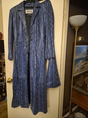Wilson Studio pant suit Blue Snake Leather for women Size S