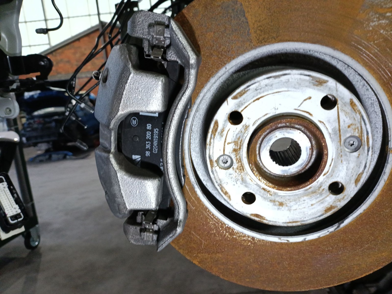 1648035180 FRONT LEFT BRAKE CALIPER / 206154 FOR CITROËN C4 III BA_, BB_, BC_ 1.2