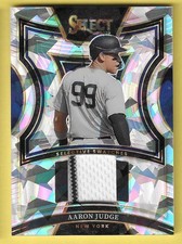 2025 Select Cracked Ice Aaron Judge Yankees Jersey