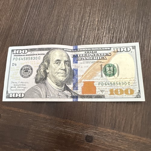 $100 CASH - $100 Dollar Bill - Blue Note - United States note USD - Lot 830C