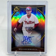 William Bergolla 2023 Bowman Chrome Invicta Prospect Autograph Auto #28/99