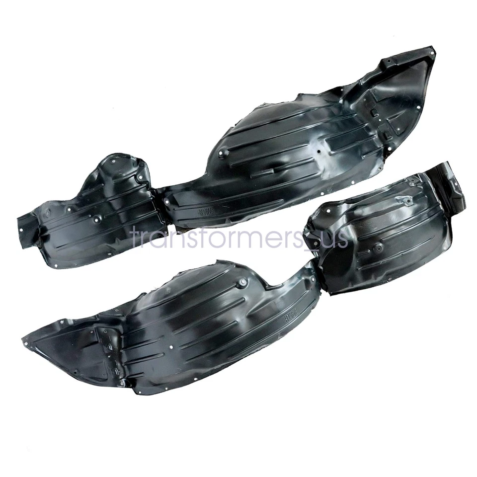 For 2014 2015 2016 2017 Mazda 6 Front Left & Right Side Fender Liner W/ Clips - Image 2 of 4