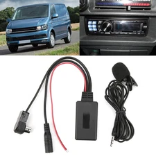 Bluetooth 5.0 AUX Cable Adapter with Microphone Handsfree Fit for Alpine