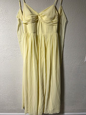 Zeya Women s Dress Style 349436 Lemon Sorbet Yellow Size 16 Plus EU 48