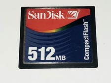 SanDisk 512MB CompactFlash CF Card SDCFJ