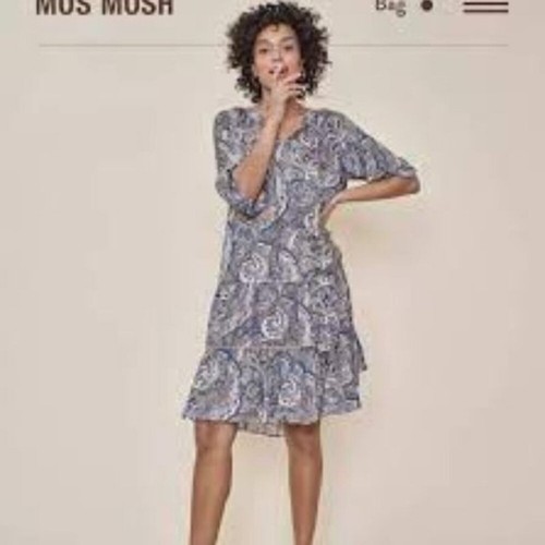 Mos Mosh Tinka Chintz Paisley Tiered Dress Size Small - Picture 1 of 16