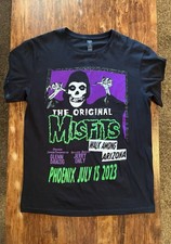 Misfits Phoenix AZ July 15 2023 Tour Concert T-Shirt Medium Black Danzig