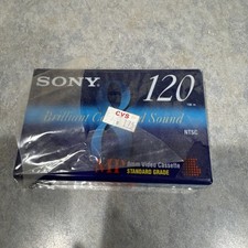 Sony 8mm Video Cassette Tapes 120 Minute Video 8 MP Standard New Fast Shipping